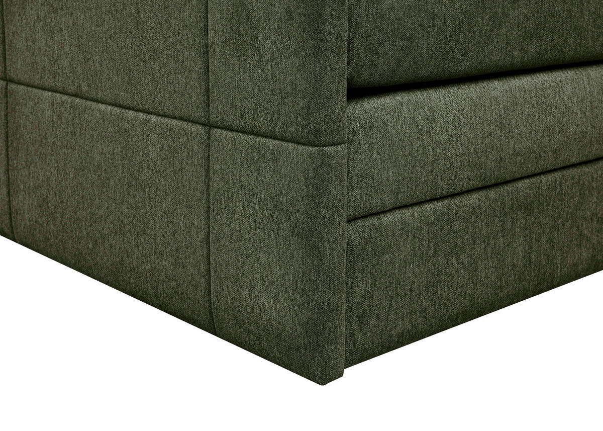 BOXSPRINGBETT 160/200 cm  in Dunkelgrün  - Dunkelgrün, Konventionell, Textil (160/200cm) - Carryhome