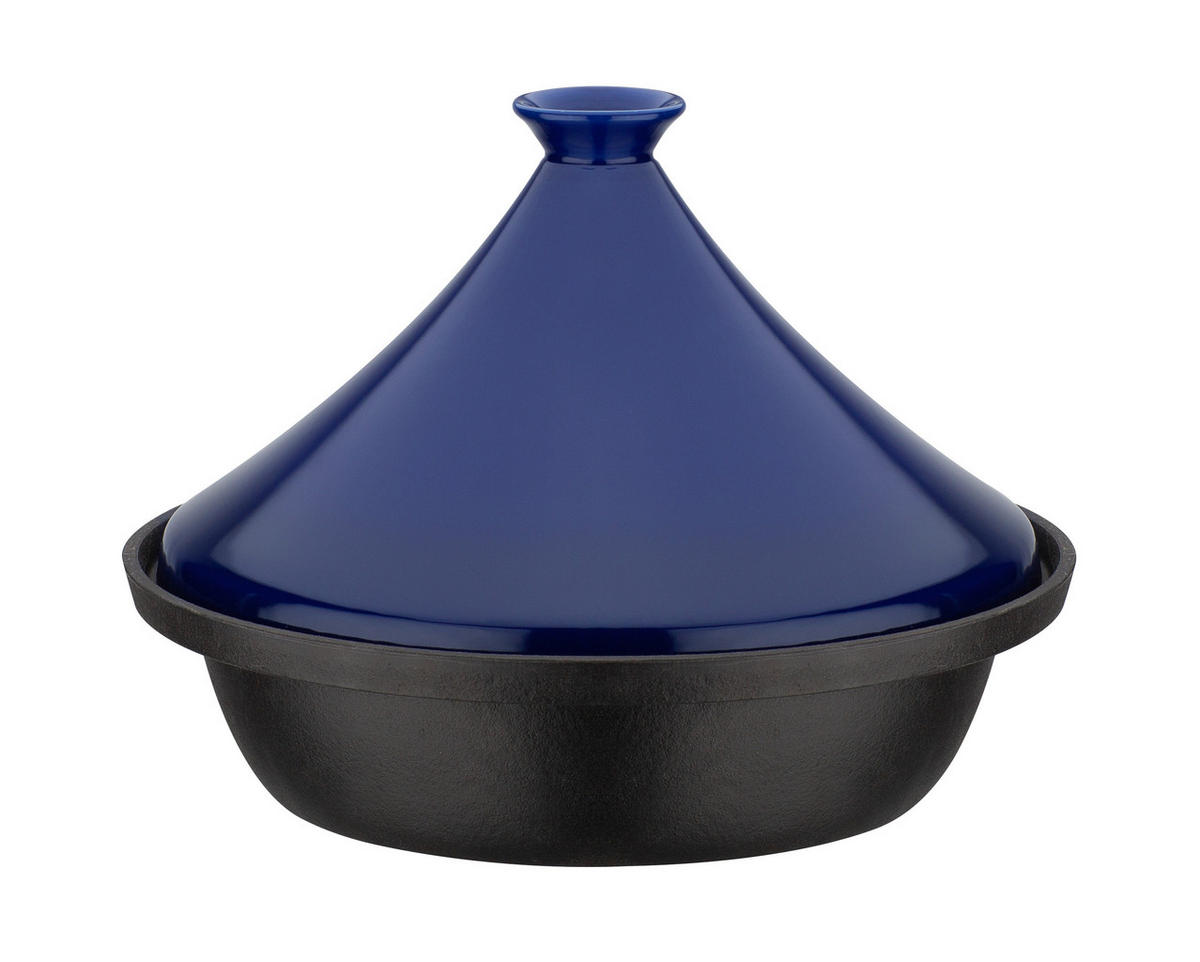 SCHMORTOPF TAJINE 2 L  - Blau/Schwarz, Basics, Keramik/Metall (30cm) - GSW