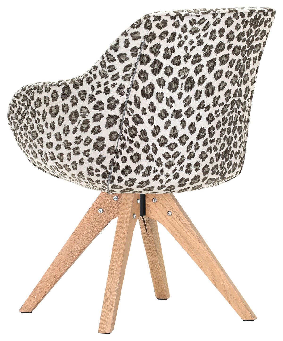 ARMLEHNSTUHL  in Flachgewebe  - Eichefarben/Beige, MODERN, Holz/Textil (60/83/65cm) - Livetastic