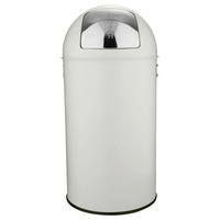 ABFALLEIMER 50 l  Metall  - Beige, KONVENTIONELL, Metall (34/74cm) - P & B