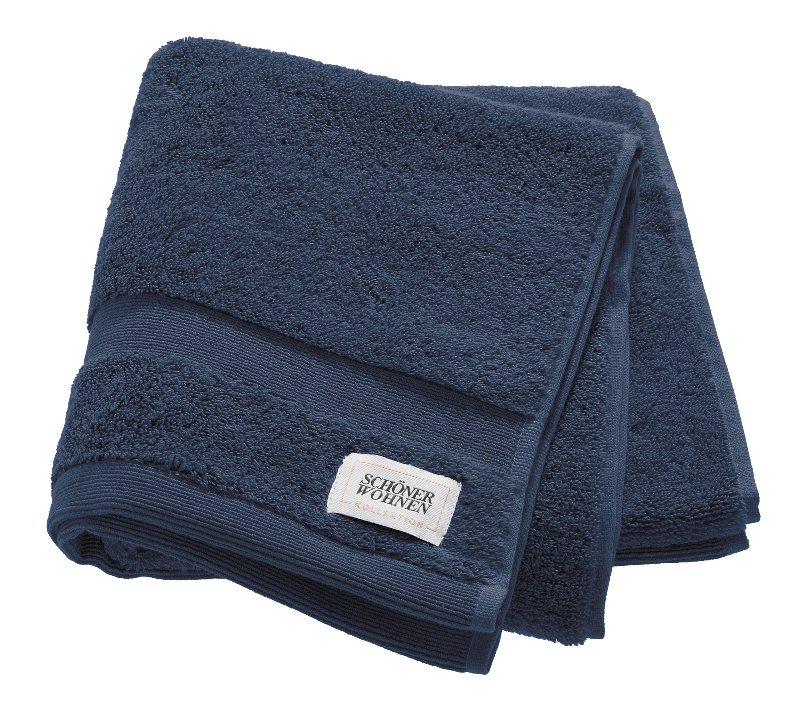 HANDTUCH SW-CUDDLY Dunkelblau  - Dunkelblau, Basics, Textil (50/100cm) - Schöner Wohnen