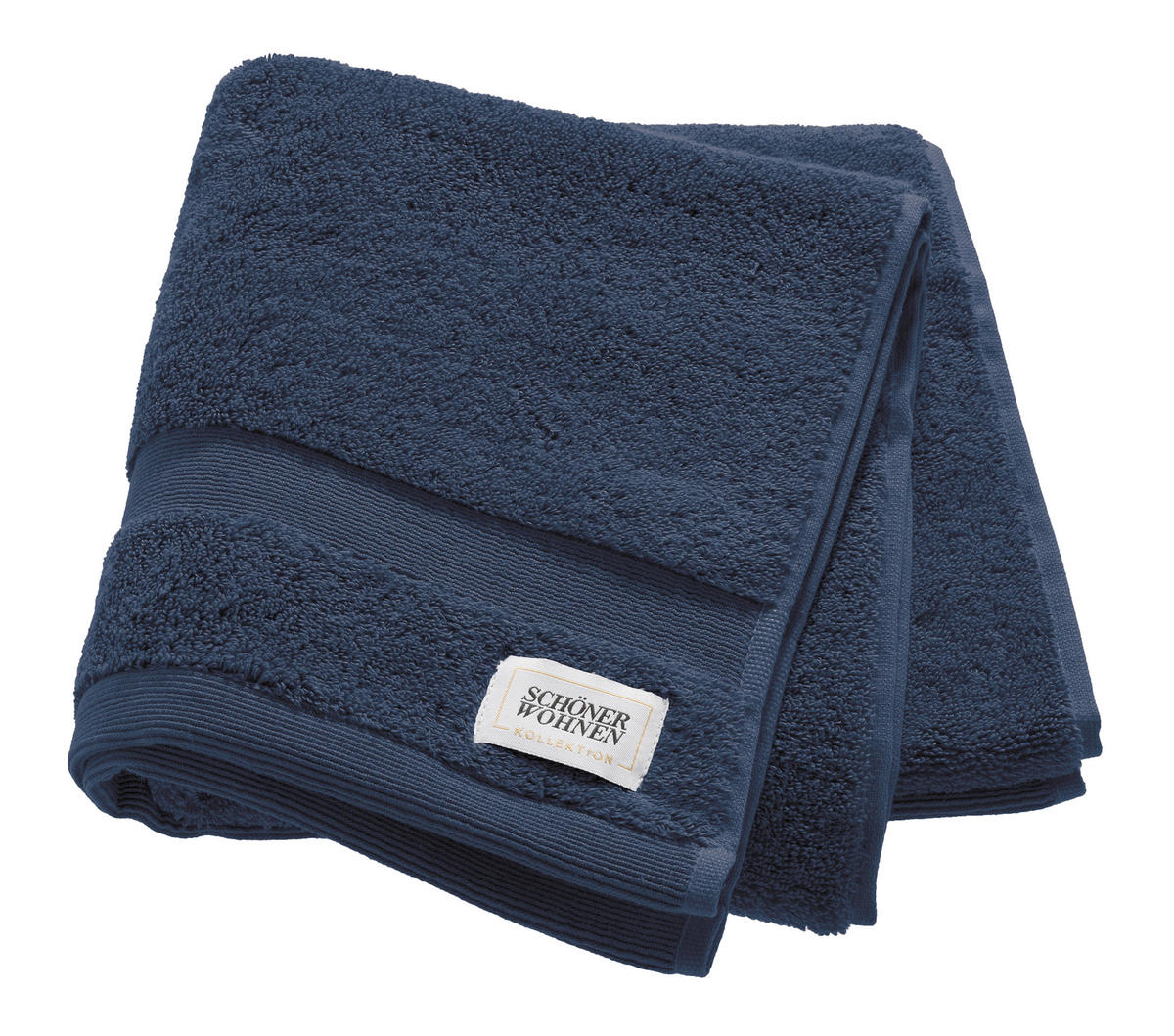 HANDTUCH 50/100 cm SW-CUDDLY Dunkelblau  - Dunkelblau, Basics, Textil (50/100cm) - Schöner Wohnen