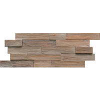 WANDVERKLEIDUNG 10 Stück  - Hellbraun, Basics, Holz (50/20/2cm)