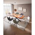 ARMLEHNSTUHL  in Eisen Cord  - Beige/Schwarz, Design, Textil/Metall (63,5/85/63,5cm) - Novel