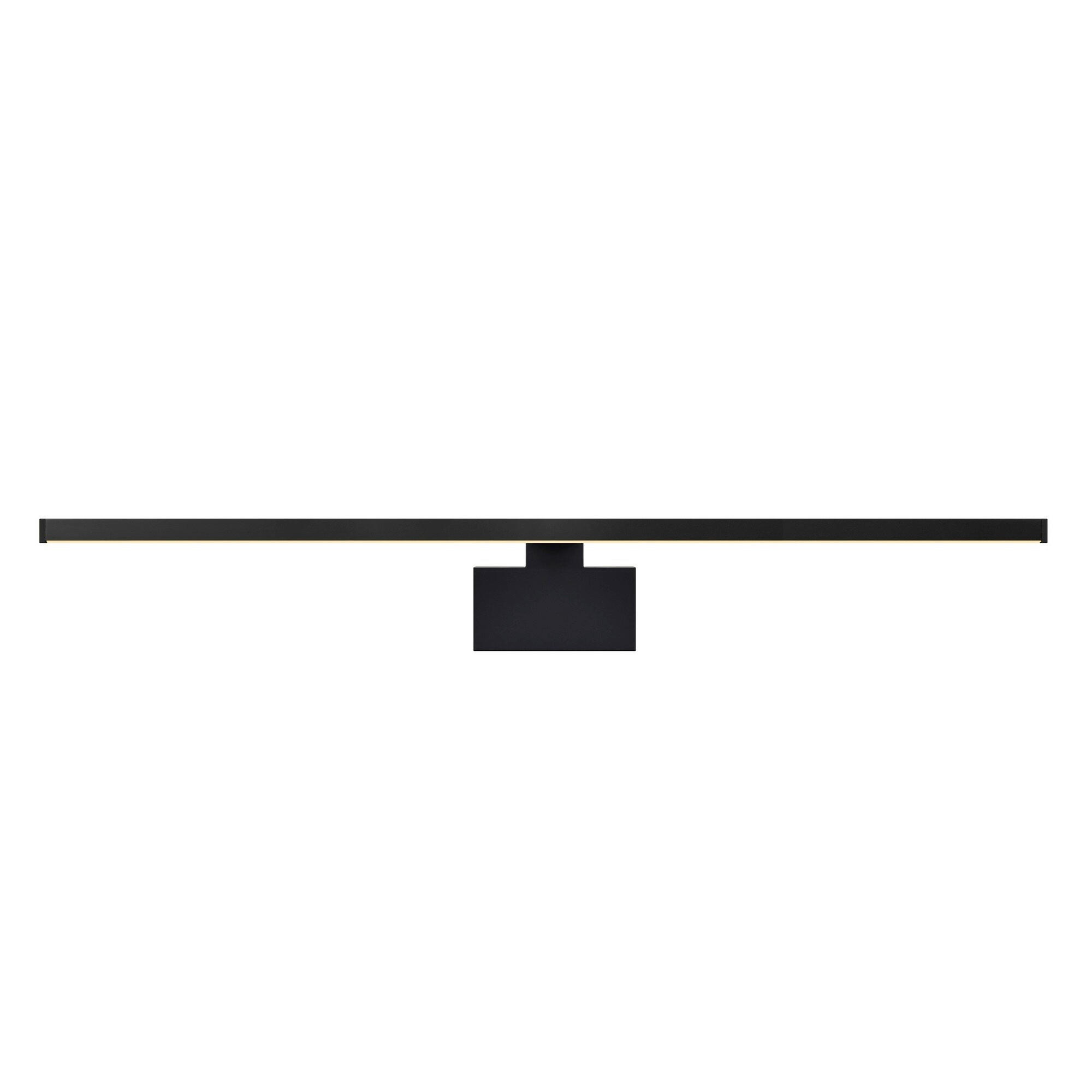 BADEZIMMER-WANDLEUCHTE 14,2/80 cm   - Schwarz, KONVENTIONELL, Metall (14,2/80cm) - Nordlux