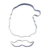 VYKRAJOVACIA FORMA - strieborná, Basics, kov (8/1.9/8.8cm)