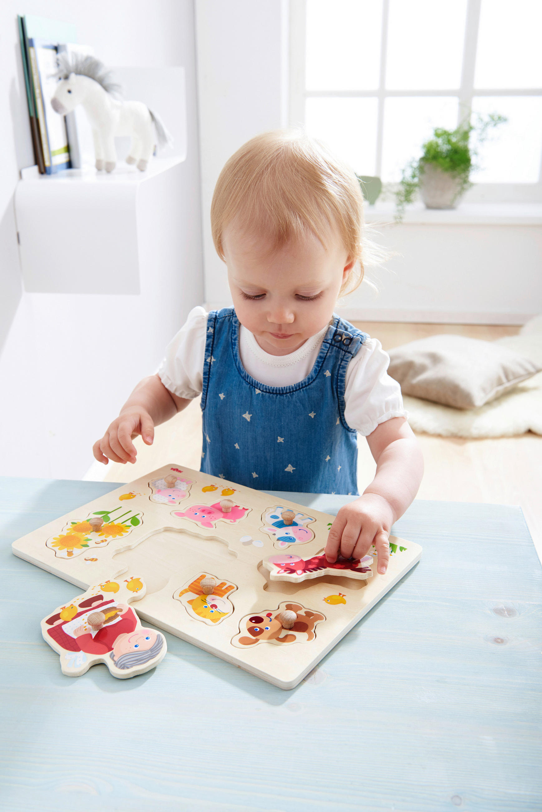 PUZZLE - Multicolor, Basics, Holz/Metall (30/21cm) - Haba