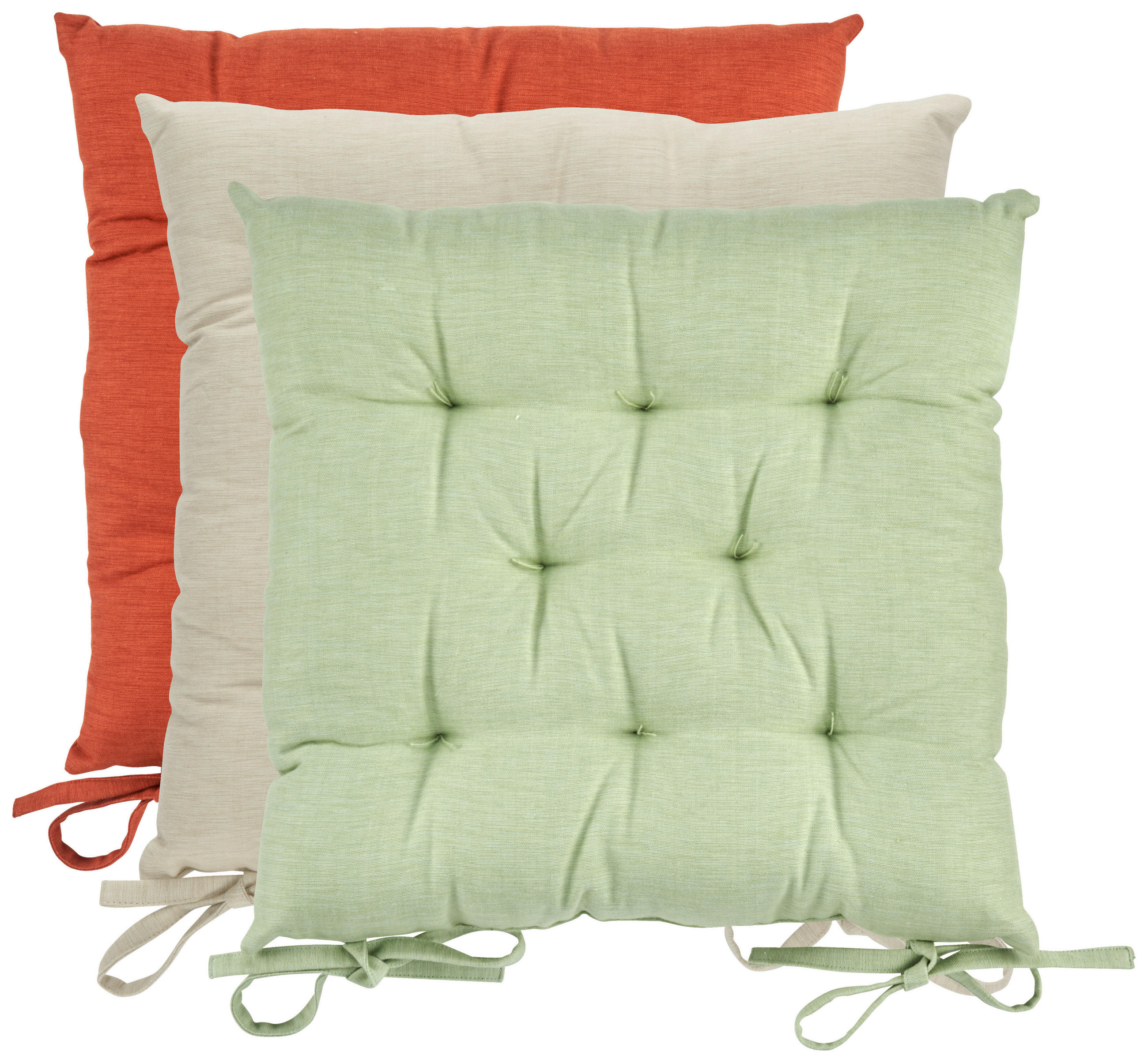 PODUŠKA NA SEDENIE, 42/42 cm - hrdzavá, Basics, textil (42/42cm) - Esposa