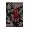 TEPPICH 120/170 cm Naila 300 Schwarz / Rot Rot, Schwarz  - Rot/Schwarz, KONVENTIONELL, Textil (120/170cm)