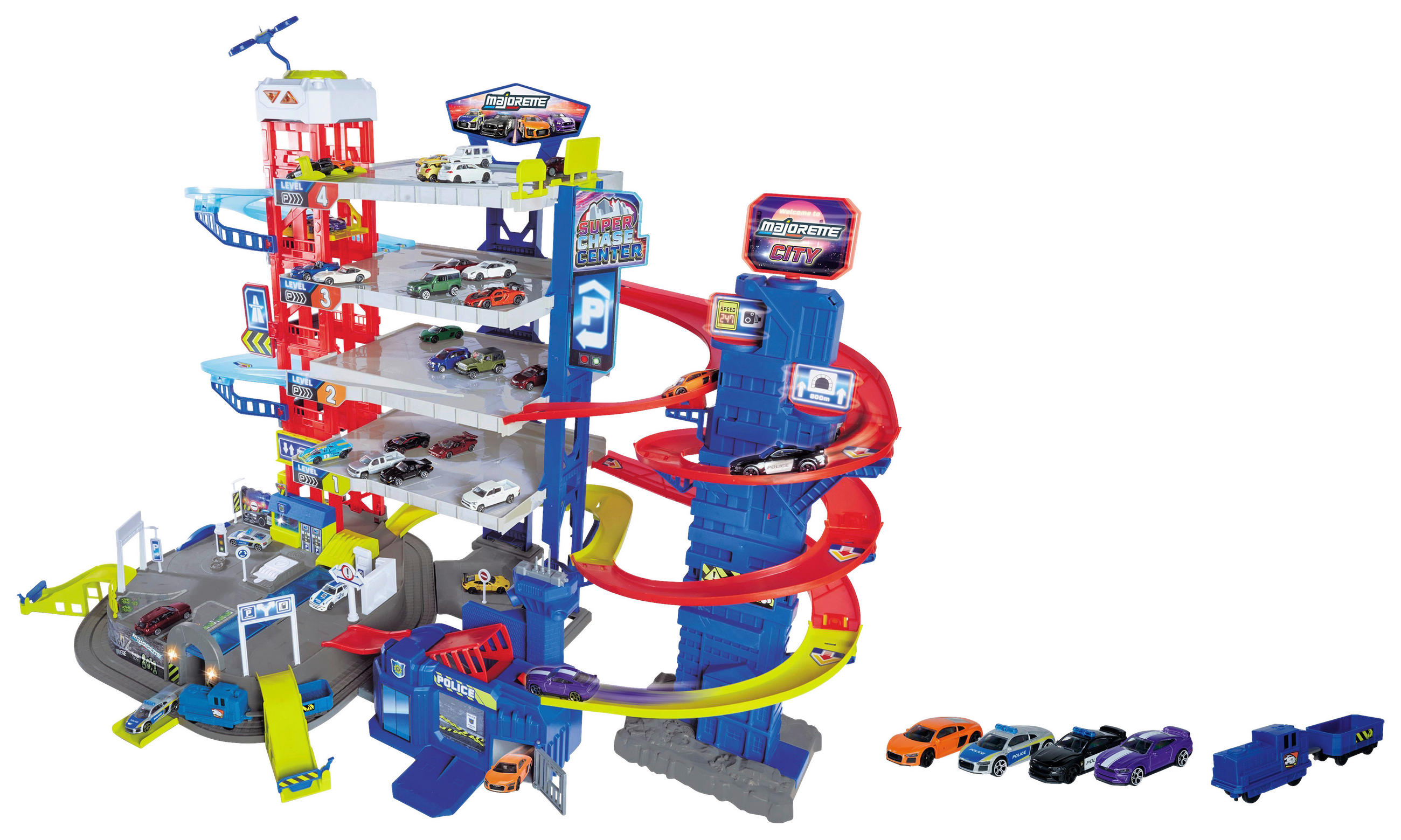 PARKGARAGE - Multicolor, Basics, Kunststoff (20/69/57cm) - Simba