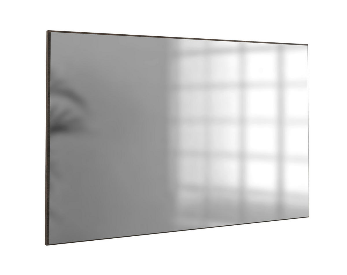 WANDSPIEGEL 58/106/2 cm  - Graphitfarben, Design, Glas/Holzwerkstoff (58/106/2cm) - Hom`in