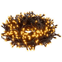 LICHTERKETTE 2700 cm  - Schwarz, KONVENTIONELL, Kunststoff (2700cm) - X-Mas