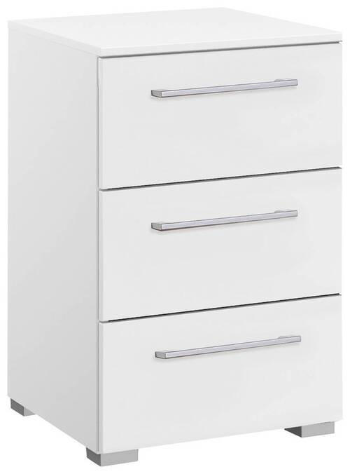 NACHTSCHRANK 40/61/42 cm  - Silberfarben/Alufarben, Design, Holzwerkstoff/Kunststoff (40/61/42cm) - Novel