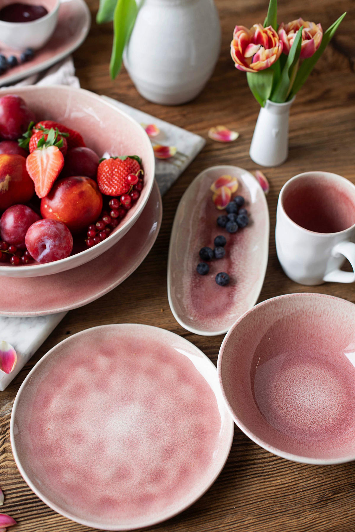 SCHÜSSELSET Frozen 9-teilig  - Beere, Trend, Keramik - Mäser
