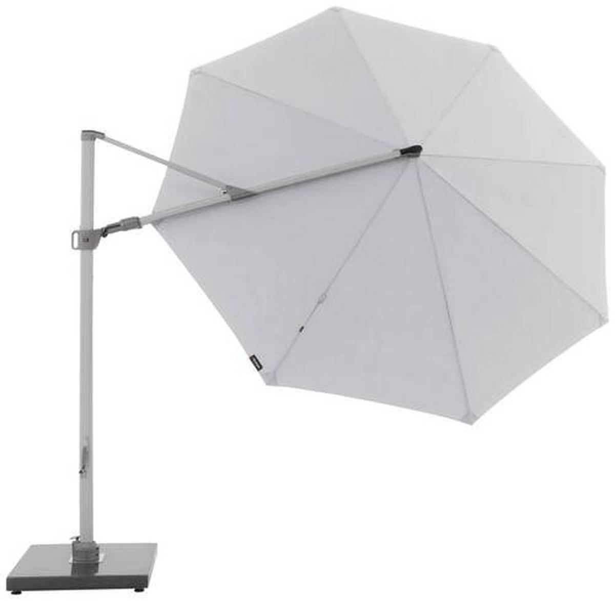 AMPELSCHIRM 340 cm Hellgrau  - Silberfarben/Hellgrau, Basics, Textil/Metall (340/340cm) - KNIRPS
