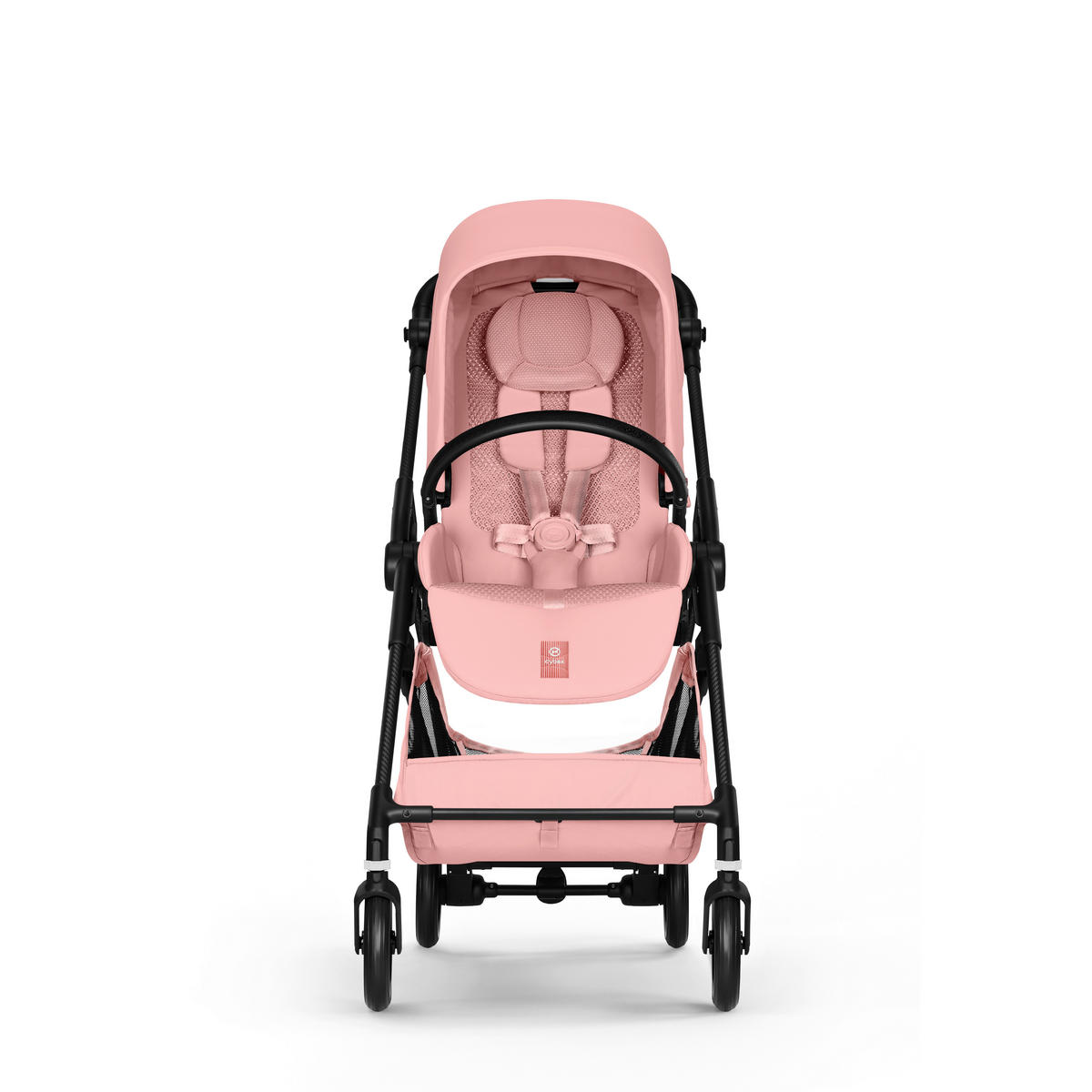 KINDERWAGEN  Melio Carbon  Candy Pink  - Hellrosa/Schwarz, Basics, Textil/Metall (82-91/49/96,5 - 107cm) - cybex GOLD