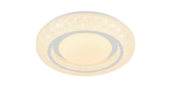 LED-DECKENLEUCHTE 38/7 cm - Chromfarben/Weiß, Trend, Kunststoff/Metall (38/7cm) - Novel
