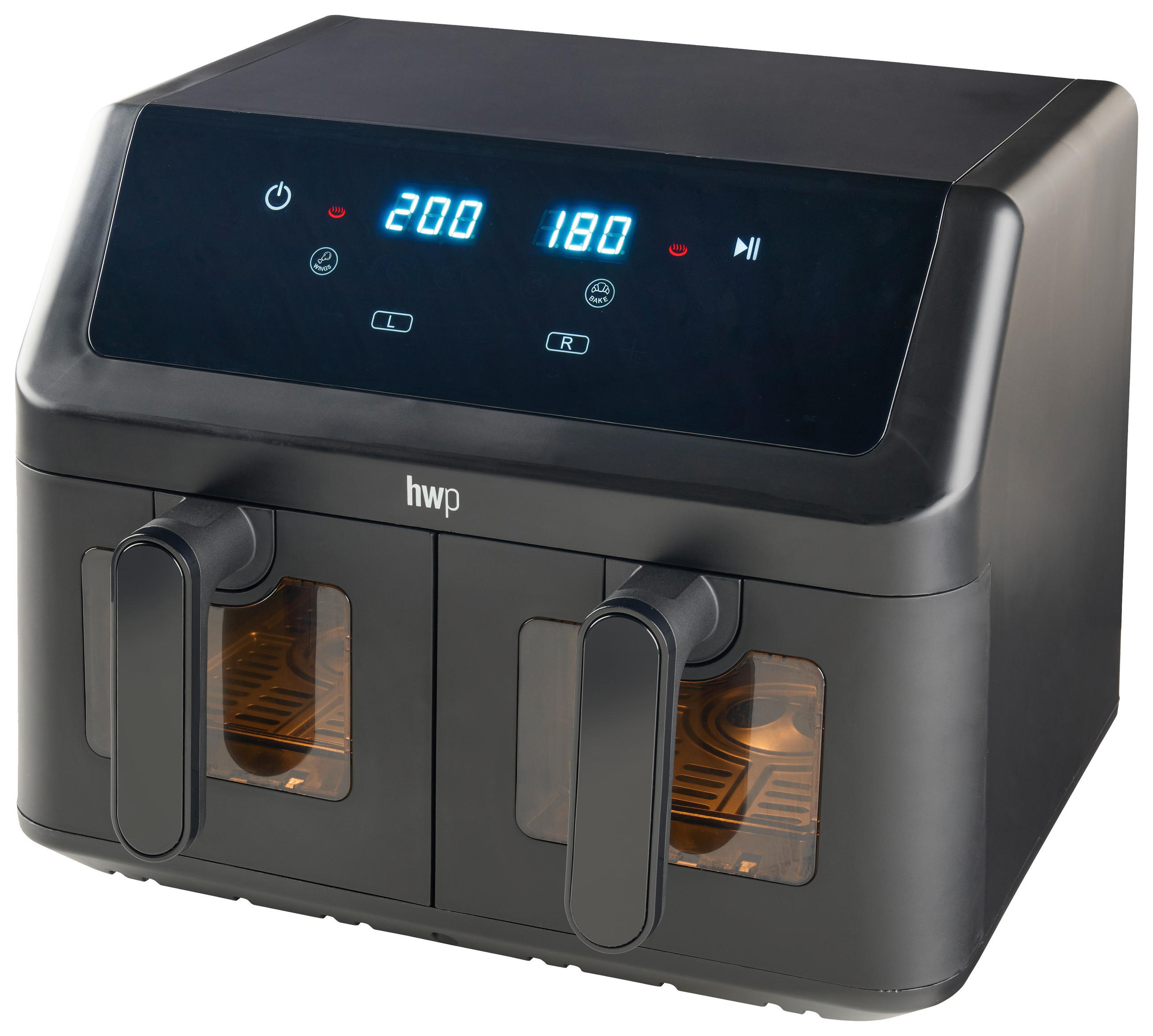 FORRÓLEVEGŐS SÜTŐ - fekete, Basics, műanyag/fém (39/38,5/30,5cm) - Homeware Profession.