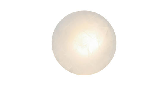 LED-DECKENLEUCHTE 26/8 cm - Alabasterfarben/Weiß, Basics, Kunststoff/Metall (26/8cm) - Boxxx
