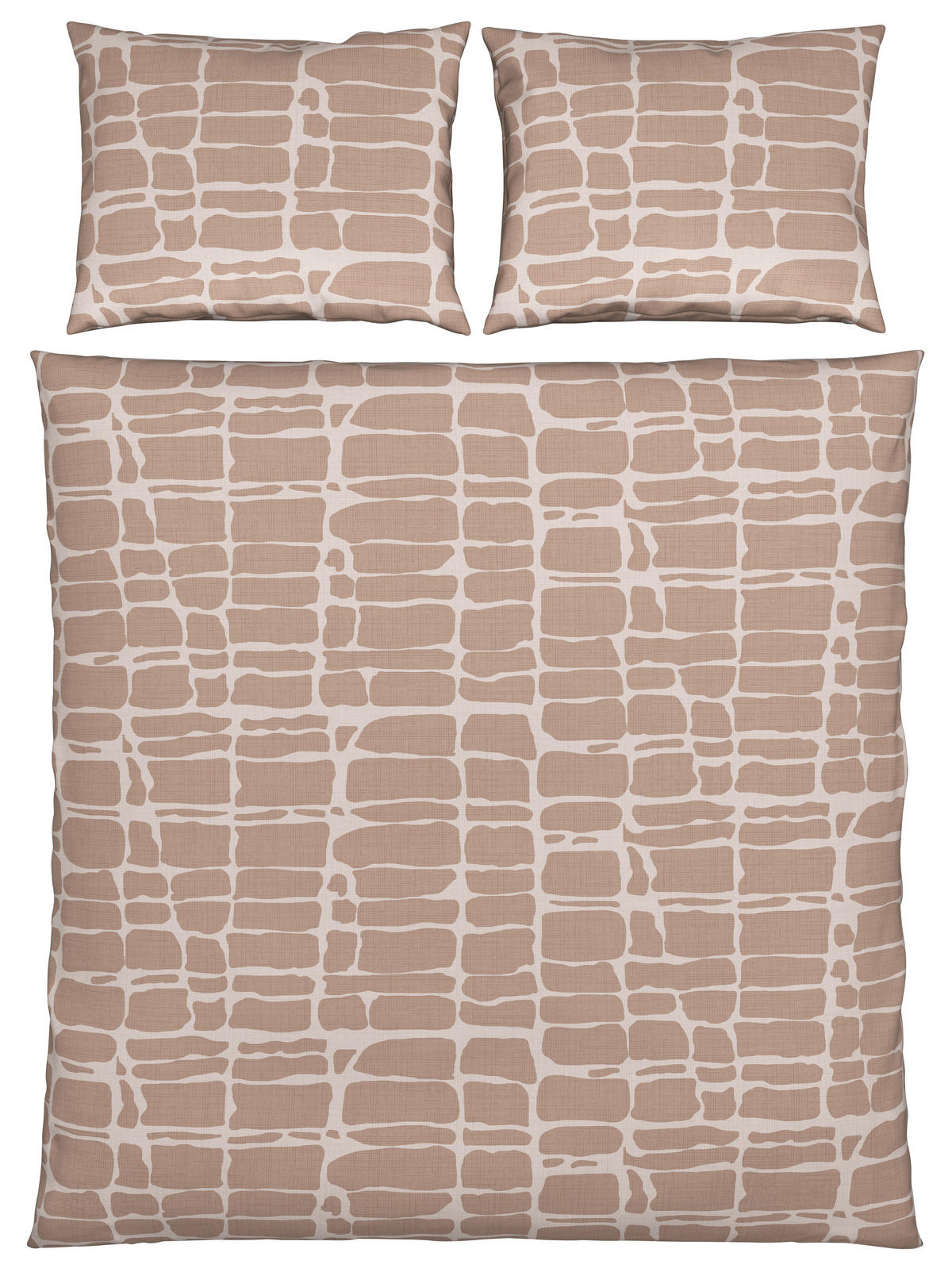 POSTELJINA 200/200 cm  CREST  - taupe, Konvencionalno, tekstil (200/200cm) - Esposa