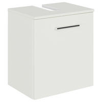 WASCHBECKENUNTERSCHRANK 45/49,8/33,3 cm  - Chromfarben/Weiß, KONVENTIONELL, Holzwerkstoff/Metall (45/49,8/33,3cm) - Sadena