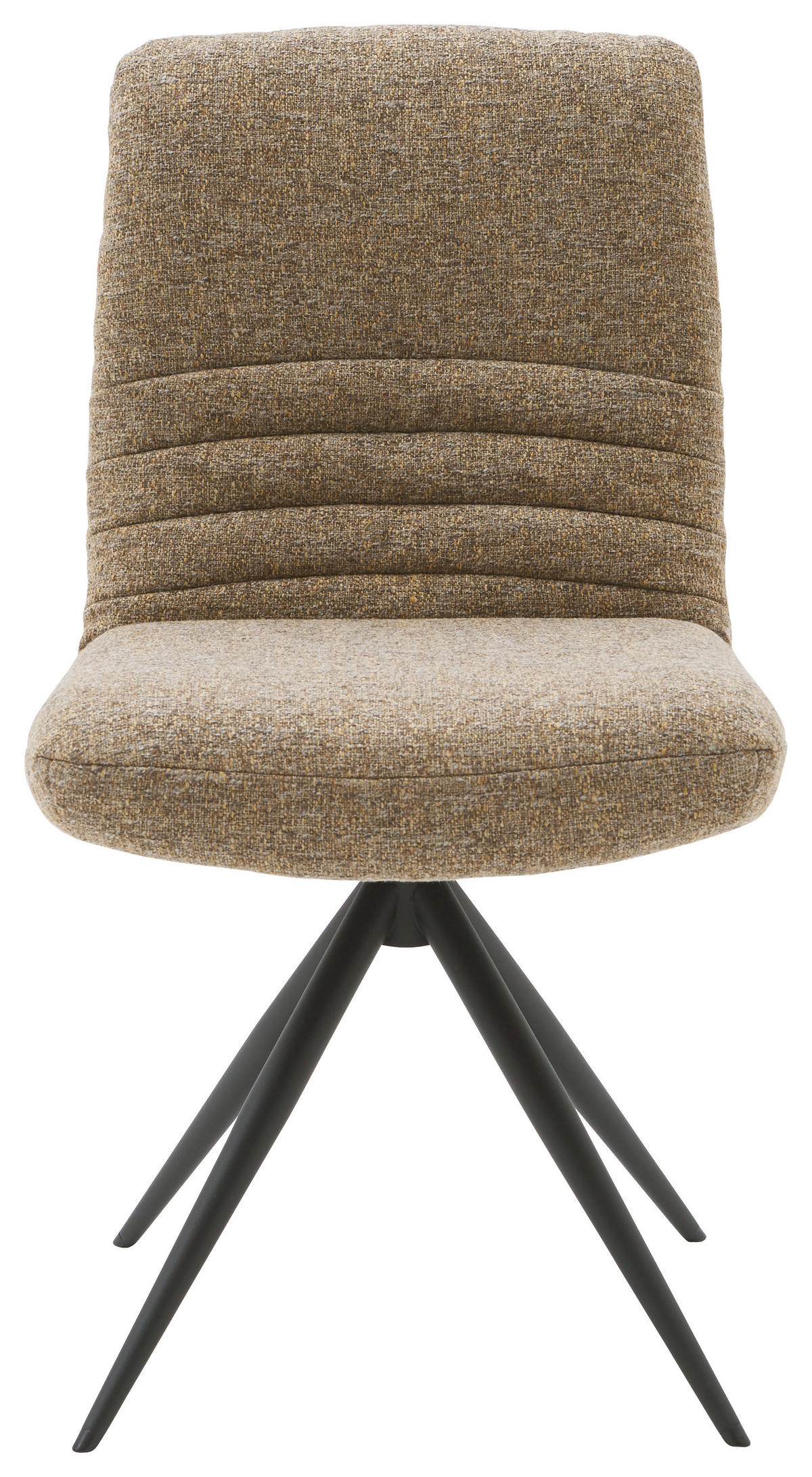 STUHL  Lederauswahl, Stoffauswahl, Typenauswahl, Gestellauswahl, Sitzfläche 180° drehbar Flachgewebe  - Rostfarben/Cognac, Design, Textil/Metall (50/93/69cm) - Dieter Knoll