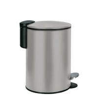 KOŠ NA KOSMETICKÉ POTŘEBY, 3 l - černá/platinová, Basics, kov/plast (17/23,6cm) - Kleine Wolke