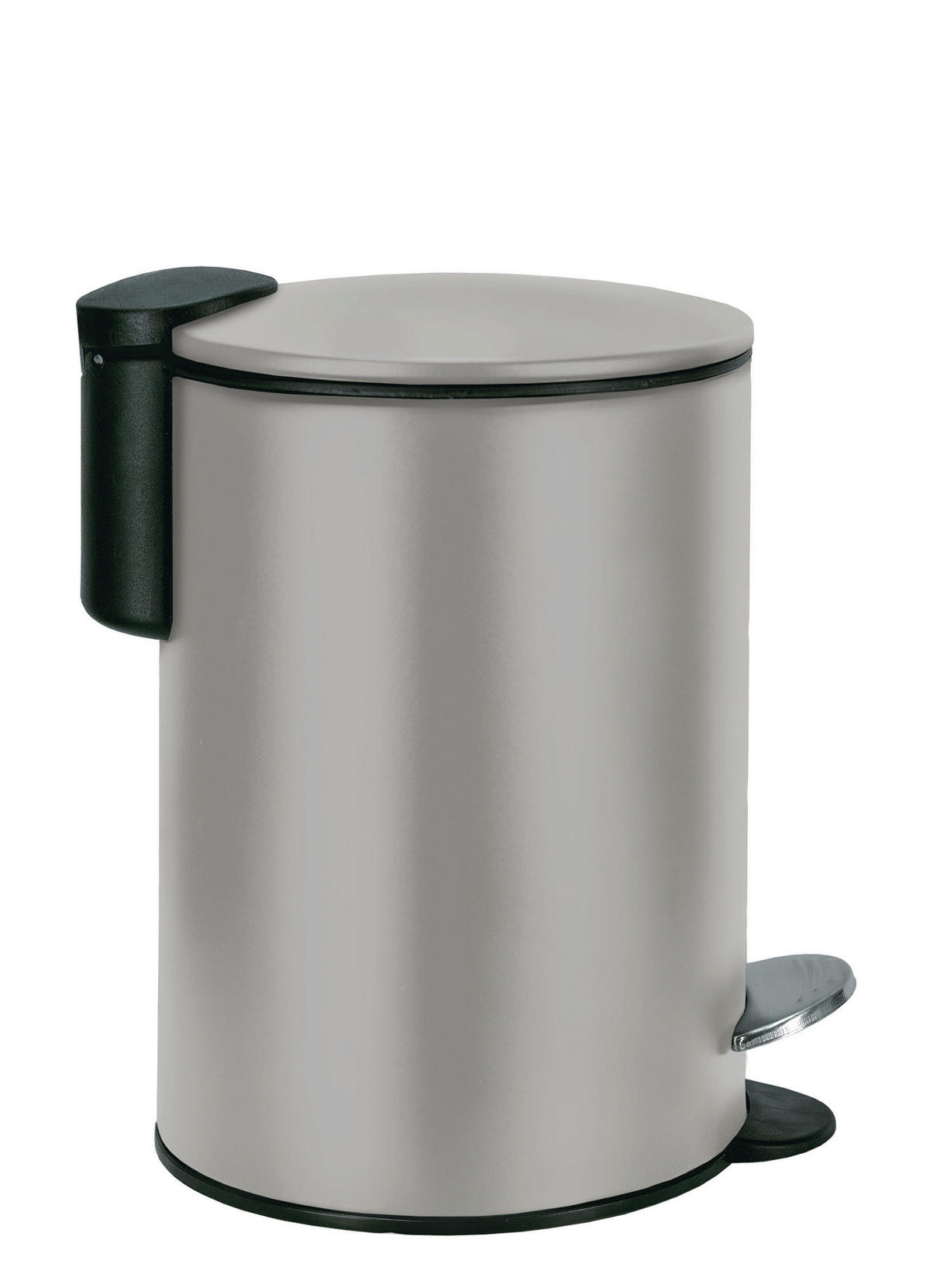 KOŠ NA KOSMETICKÉ POTŘEBY, 3 l - černá/platinová, Basics, kov/plast (17/23,6cm) - Kleine Wolke