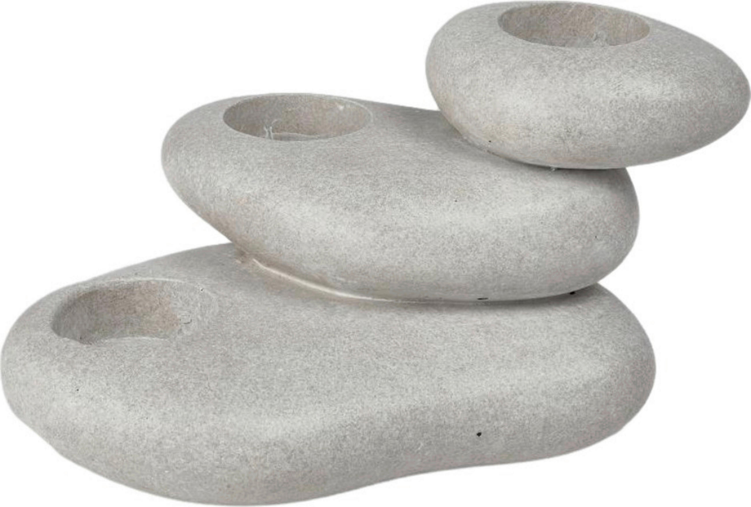 SVÍCEN NA ČAJOVOU SVÍČKU plast - šedá, Design, plast (21.8/14/11.3cm) - Ambia Home