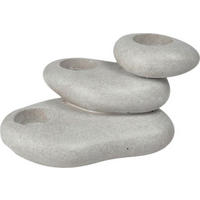 SVÍCEN NA ČAJOVOU SVÍČKU plast - šedá, Design, plast (21.8/14/11.3cm) - Ambia Home