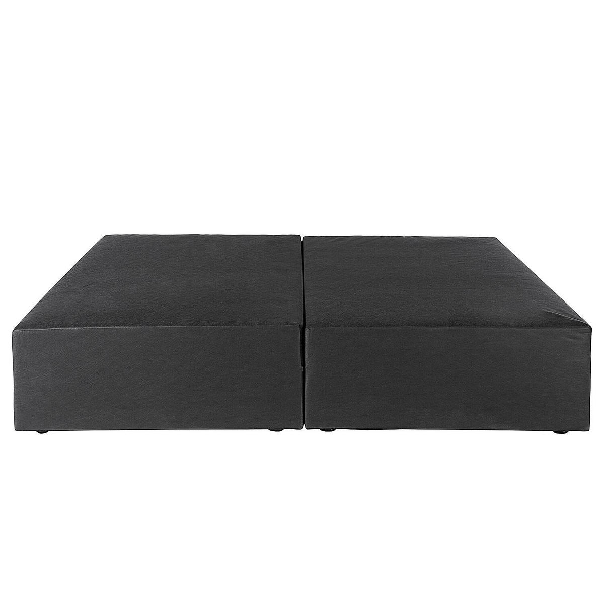 BOXSPRINGBETT 240/200 cm  in Hellgrau  - Hellgrau, Design, Textil (240/200cm) - home24