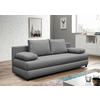 SCHLAFSOFA Webstoff Grau  - Schwarz/Grau, Design, Kunststoff/Textil (200/88/87cm) - P & B