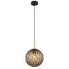 HÄNGLAMPA Maxi 25/120 cm  - brun/grå, Klassisk, metall/plast (25/120cm) - Globo