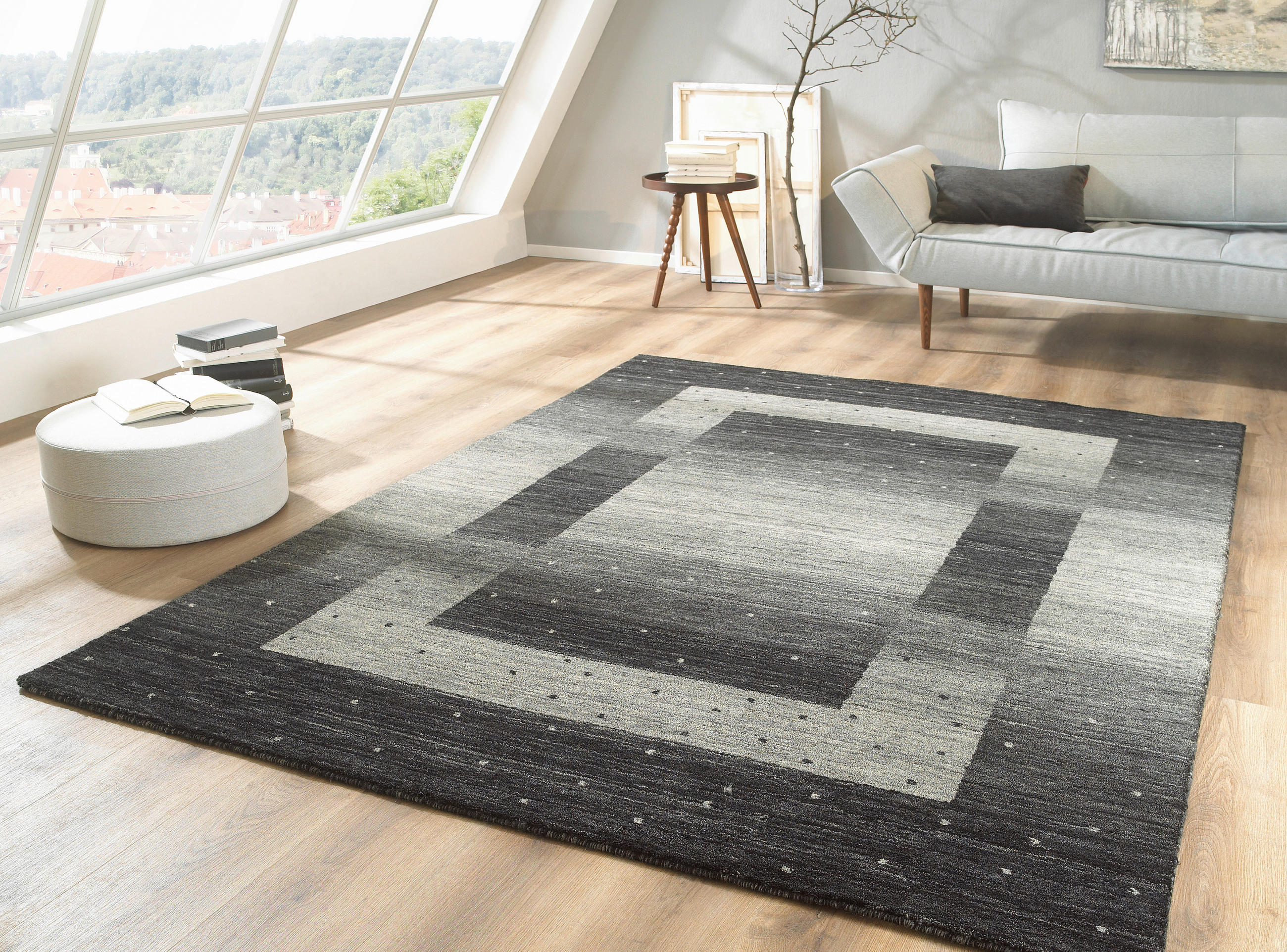 ORIENTÁLIS SZŐNYEG  Henry Black  - fekete, Konventionell, textil (160/230cm) - Cazaris