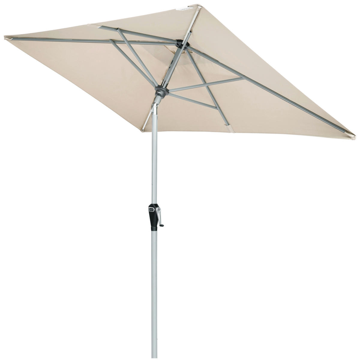 SONNENSCHIRM 210x140 cm Naturfarben  - Silberfarben/Naturfarben, Design, Textil/Metall (210/140cm) - Doppler