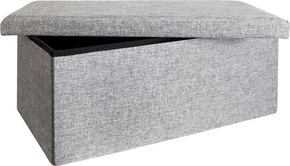 SITZBOX  - Grau, Basics, Textil (76/38/38cm) - Echtwerk