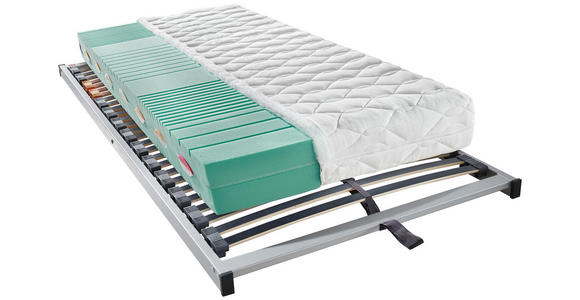 MATRATZENSET 90/200 cm - Silberfarben, Basics, Holz (90/200cm) - Sleeptex