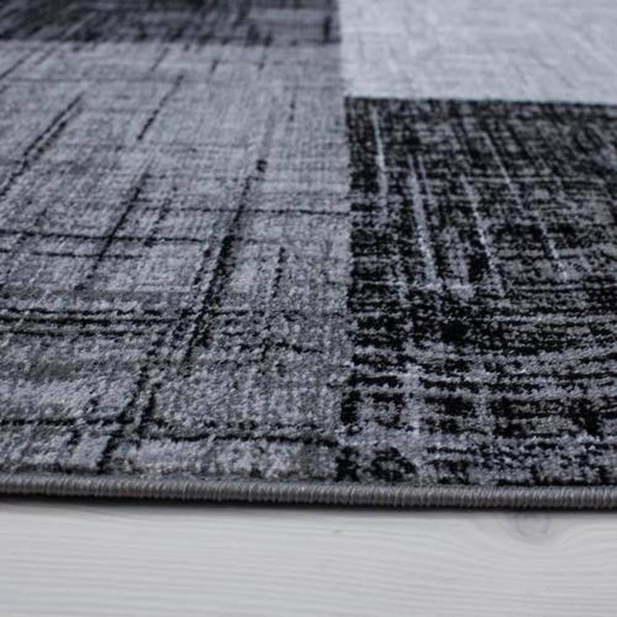 WEBTEPPICH 80/150 cm Plus Schwarz  - Schwarz, Design, Textil (80/150cm) - Novel