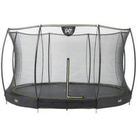 TRAMPOLIN EXIT GROUND Ø366  - Schwarz, KONVENTIONELL, Kunststoff/Metall (366/203cm) - EXIT Toys