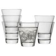 Whiskyglas-Set 6-teilig - Klar, Glas (0,215l) - LEONARDO