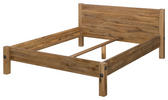 BETT Punto Eiche massiv 140/200 cm Mooreichefarben  - Mooreichefarben, MODERN, Holz (140/200cm) - Livetastic