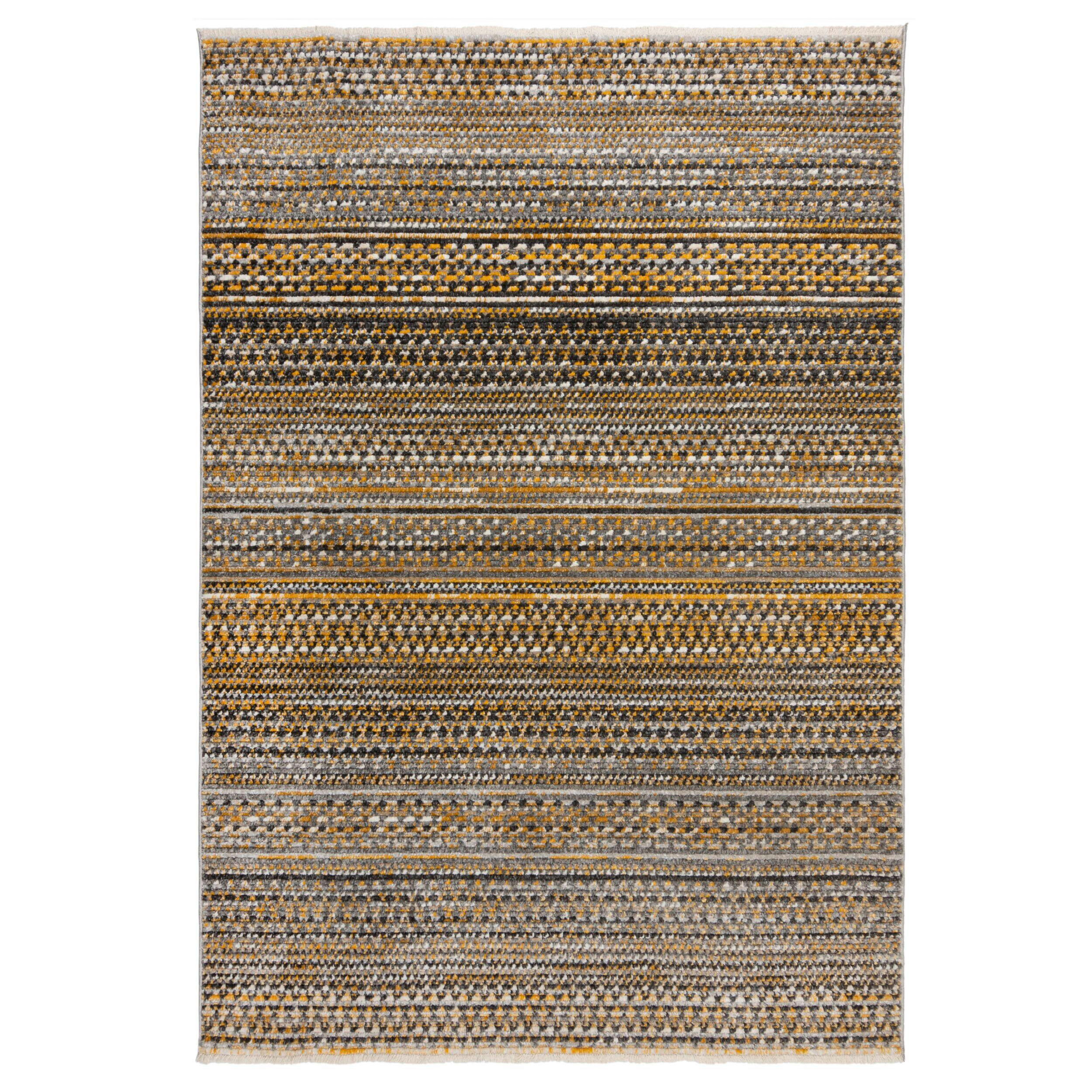 FLACHWEBETEPPICH 120/160 cm Santiago Gelb  - Gelb, Basics, Textil (120/160cm) - Xora