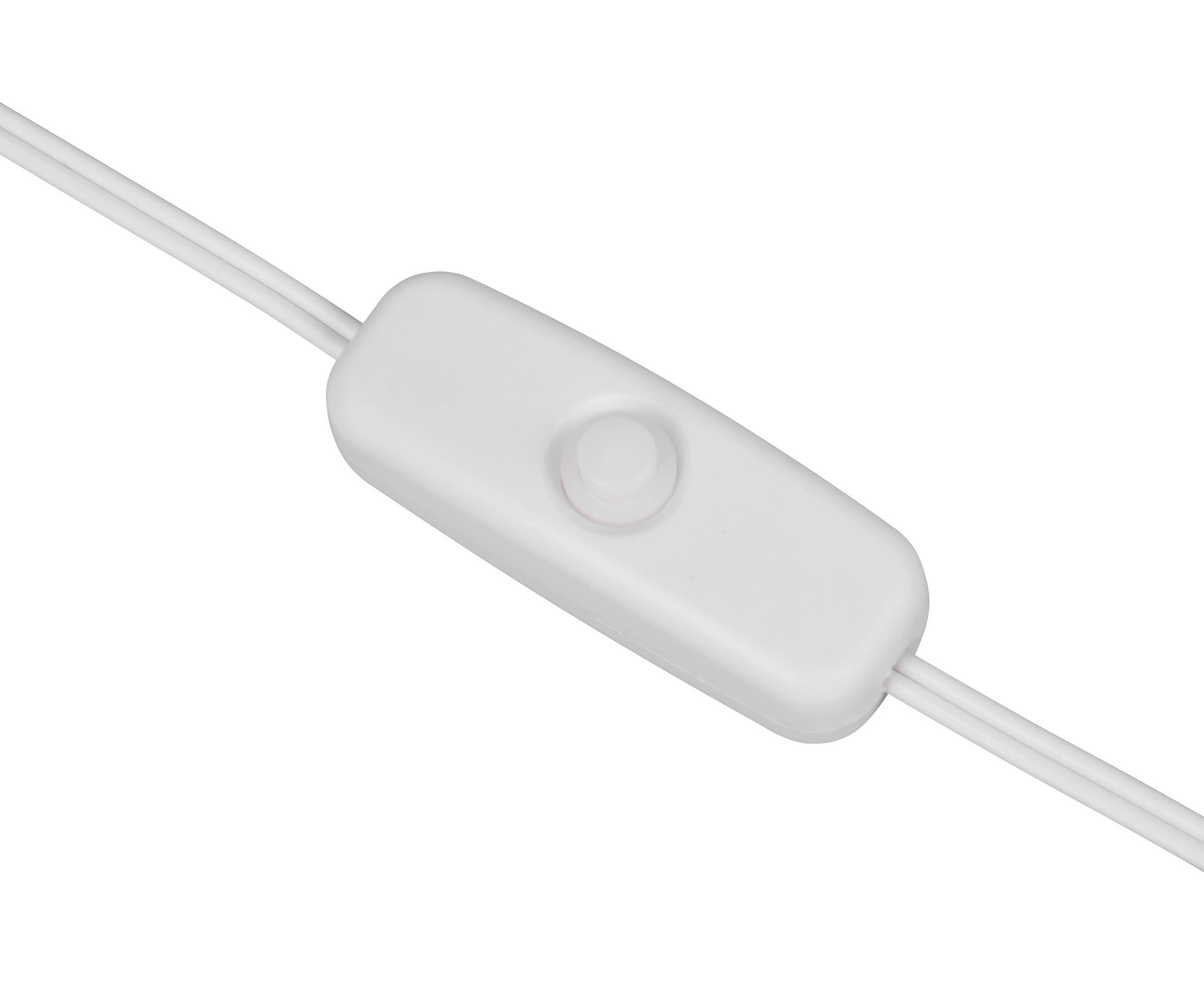 Veioză Cu Led - alb, Design, metal (28/28/12cm)