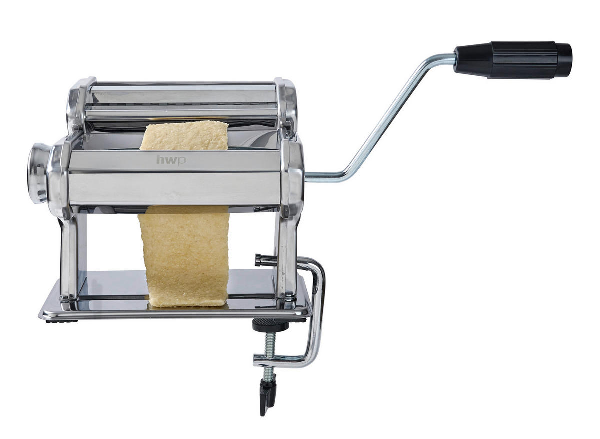 MAșINĂ PENTRU PASTE - culoare inox/negru, Basics, plastic/metal (20/12,2/12,9cm) - Homeware Profession.