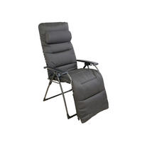 GARTEN-RELAXSESSEL 80/130/70 cm  - Anthrazit, KONVENTIONELL, Kunststoff/Textil (80/130/70cm)