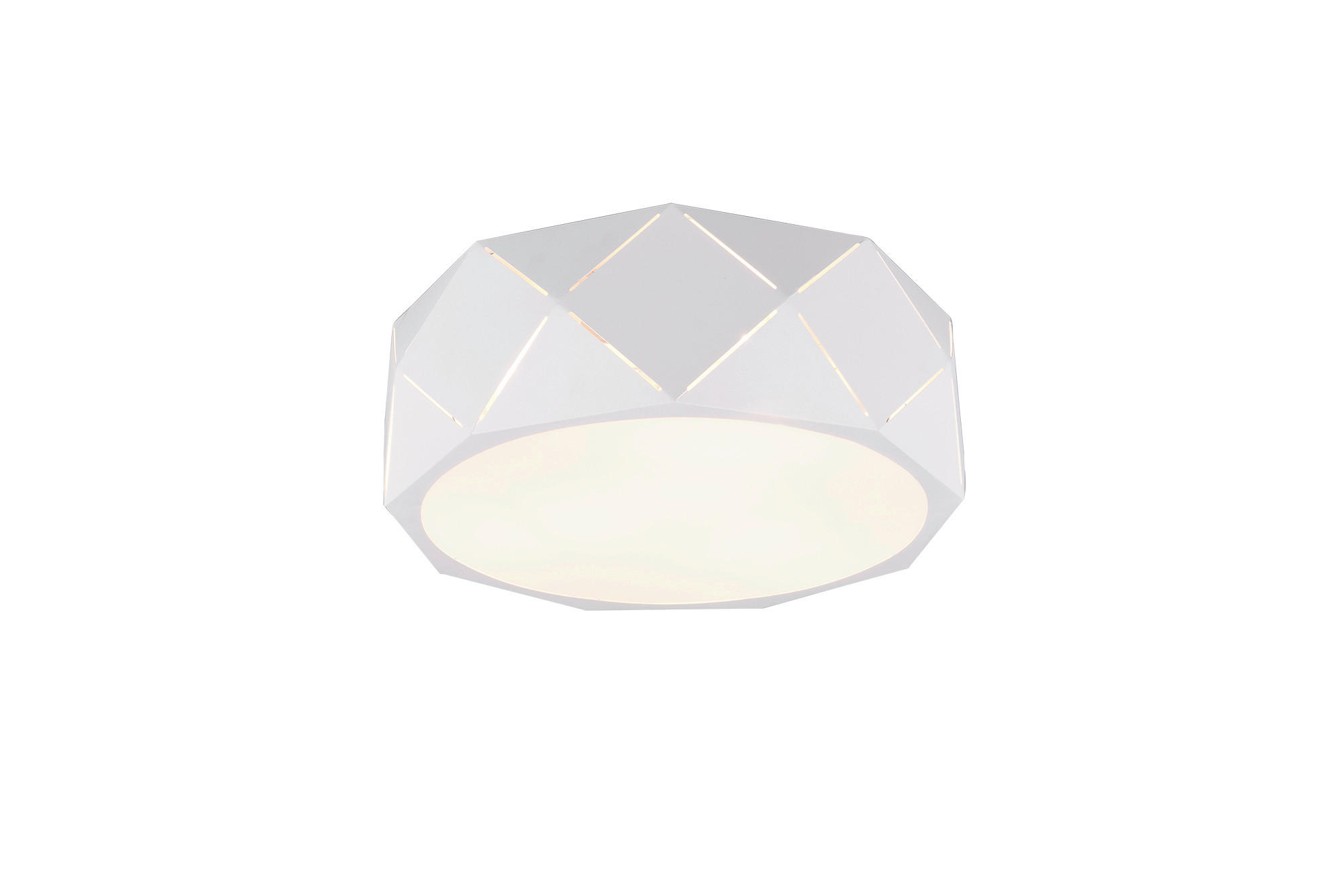 TAKLAMPA Zandor 40/15 cm  - vit, Klassisk, metall/plast (40/15cm) - Trio Leuchten