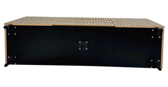 SIDEBOARD LINO in 150/75/40 cm - Eichefarben/Schwarz, Design, Holzwerkstoff/Metall (150/75/40cm) - Xora