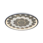 LED-DECKENLEUCHTE 58/5,5 cm   - Messingfarben/Schwarz, LIFESTYLE, Kunststoff/Metall (58/5,5cm) - Dieter Knoll