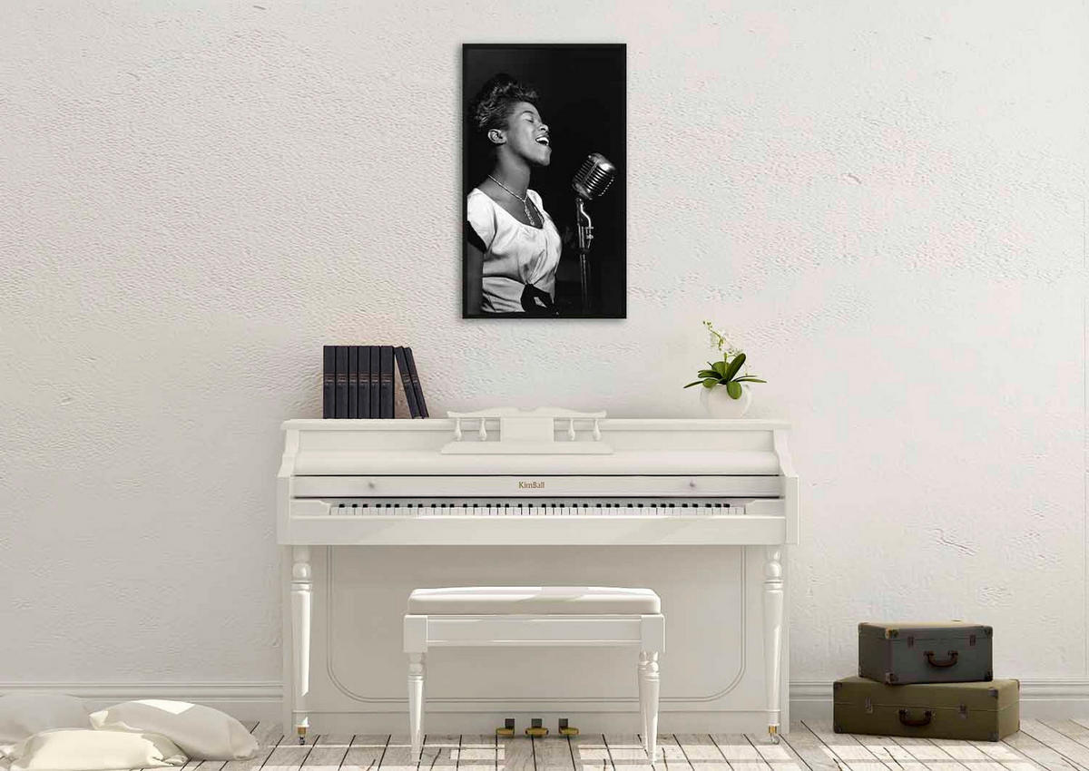 BILD Musik  - Schwarz, Design, Holz/Kunststoff (70/118cm)