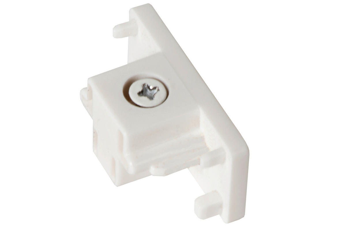 SCHIENENSYSTEM Track 105/16.5/7.5 cm   - Weiß, Basics, Metall (105/16.5/7.5cm) - Lucide